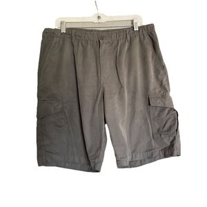 Brooksfield Cargo Shorts Men's 34‎ Gray Gorpcore Hiking Outdoor Trails Camping